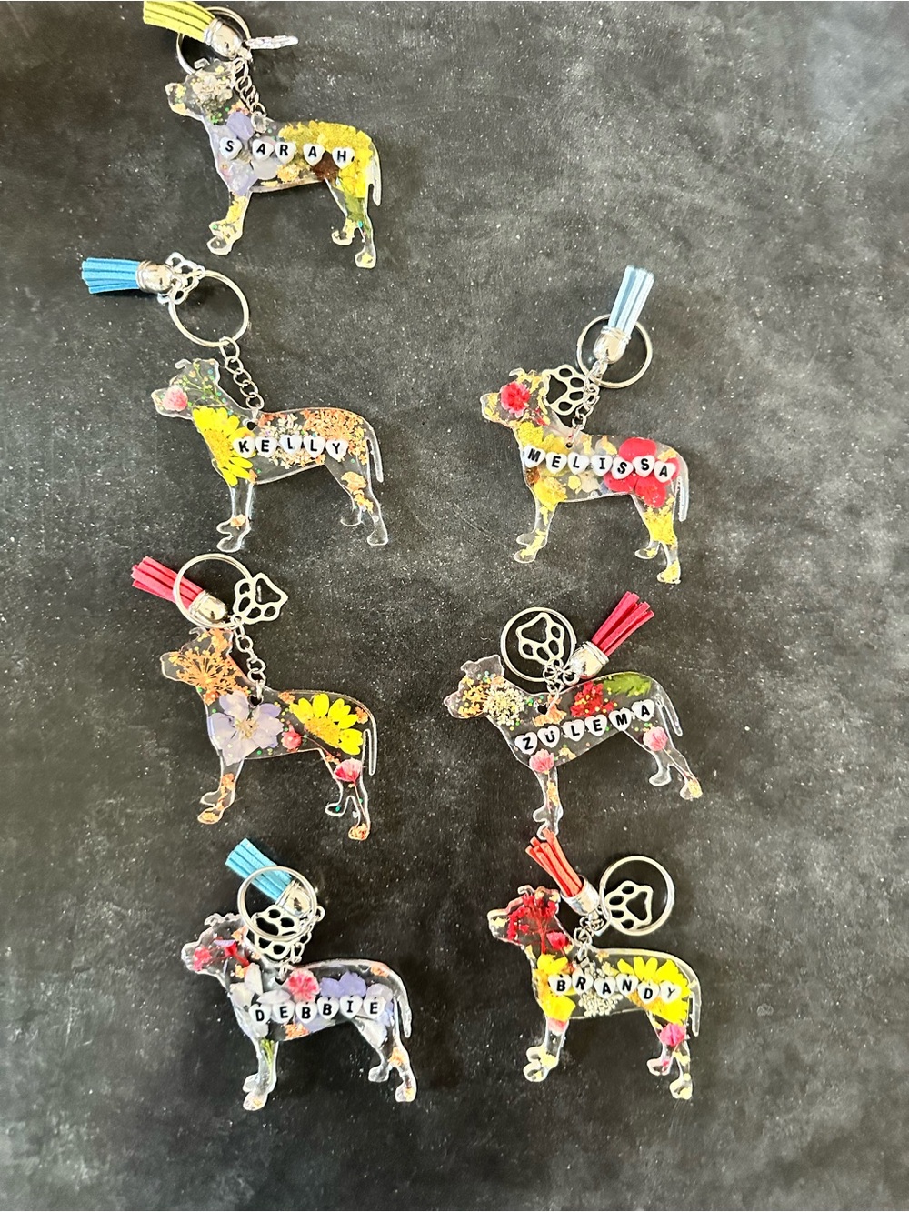 Customized Dog Keychains (Pitbull or Doberman) - Picture 5 of 12